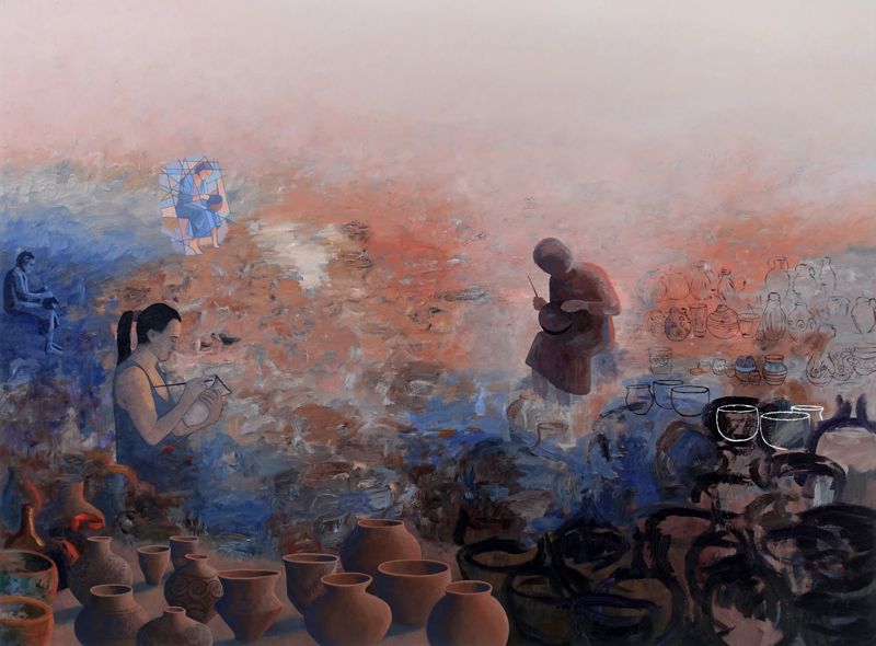 Revolution, 152 x 205, Oil on canvas, 2023